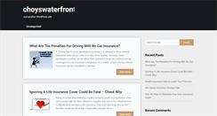 Desktop Screenshot of choyswaterfrontresidence.com